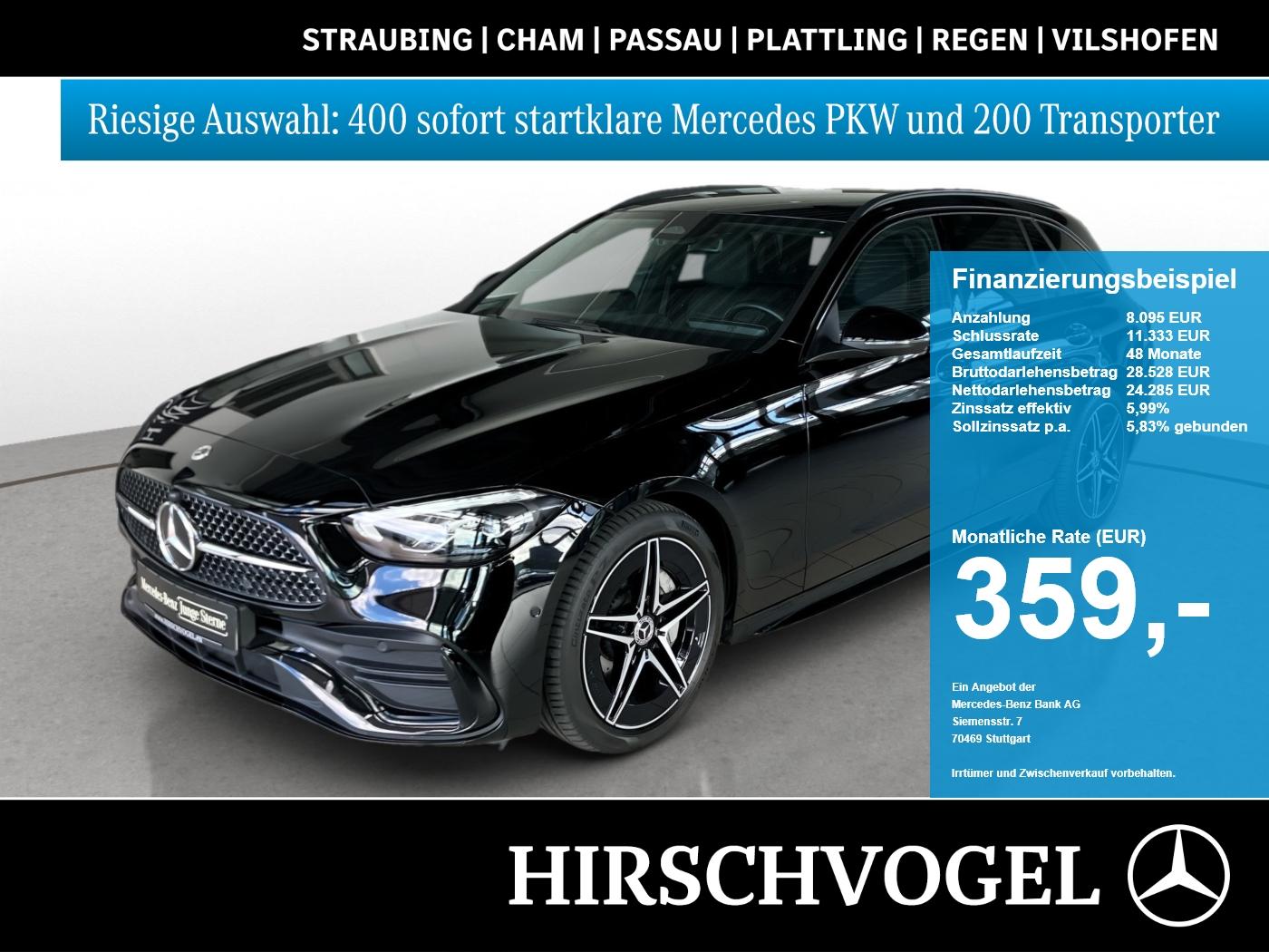 Mercedes-Benz C 200 4M AMG-Line+Night+AHK+MBUX+Navi-Pr+LED+Kam