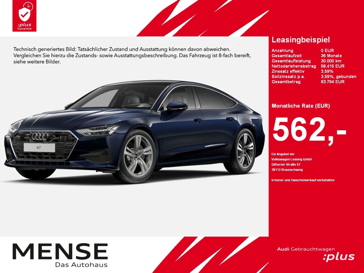 Audi A7 Sportback 45 TDI quattro S tronic Matrix|AHK