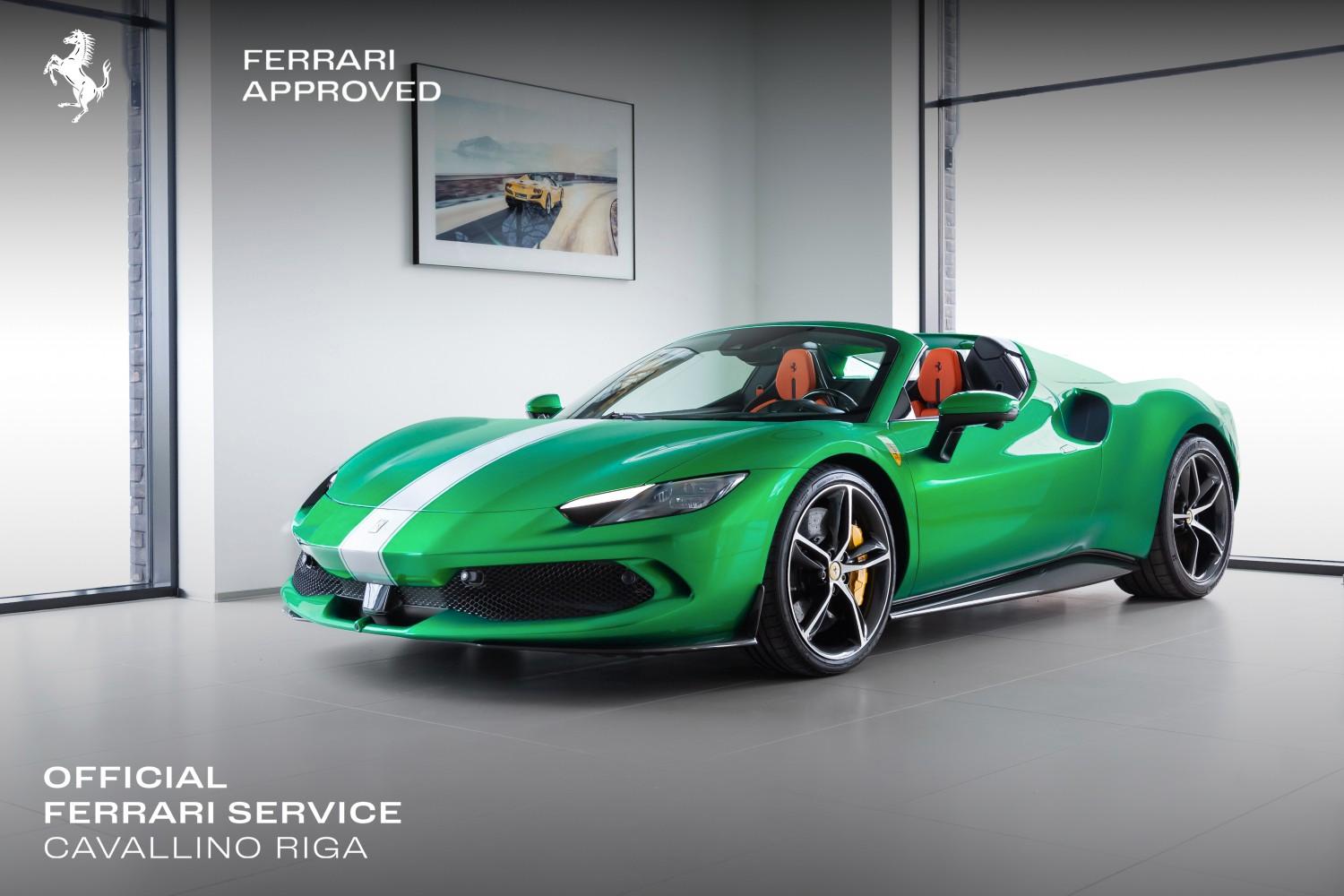 Ferrari 296 GTS- Green Jewel, Carbon