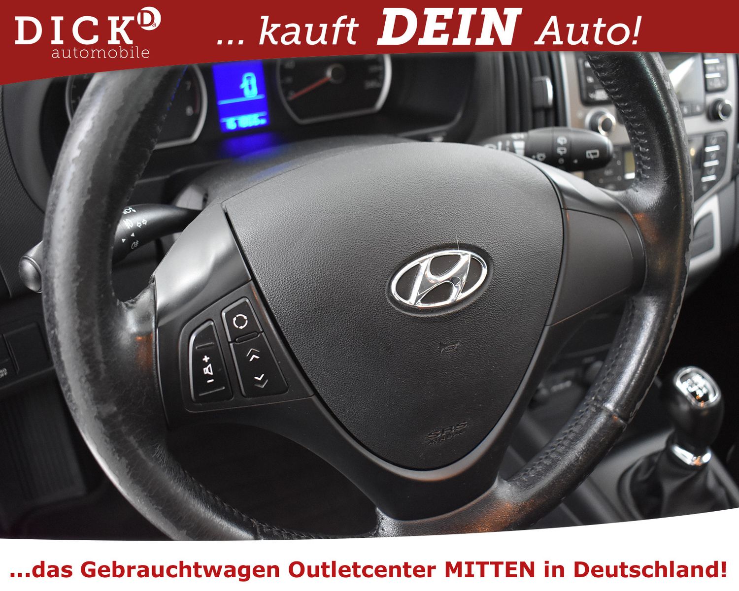 HYUNDAI i30 CW blue 1.6 Classic GEPFLEGT+KLIMA+SHZ+8FACH - Image 15