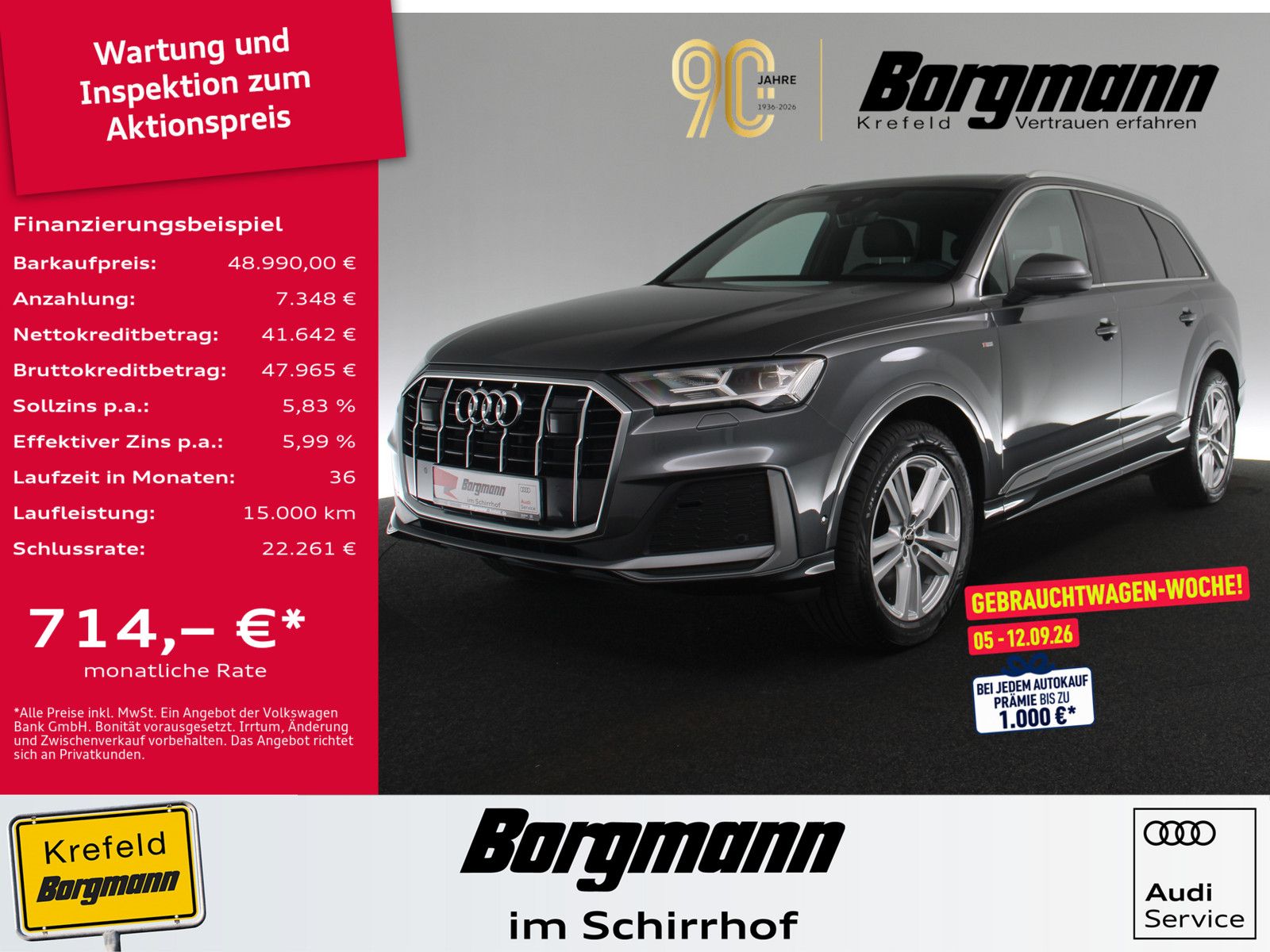 Audi Q7 50 TDI quattro S line AHK PANO LED B&O ACC foto 1