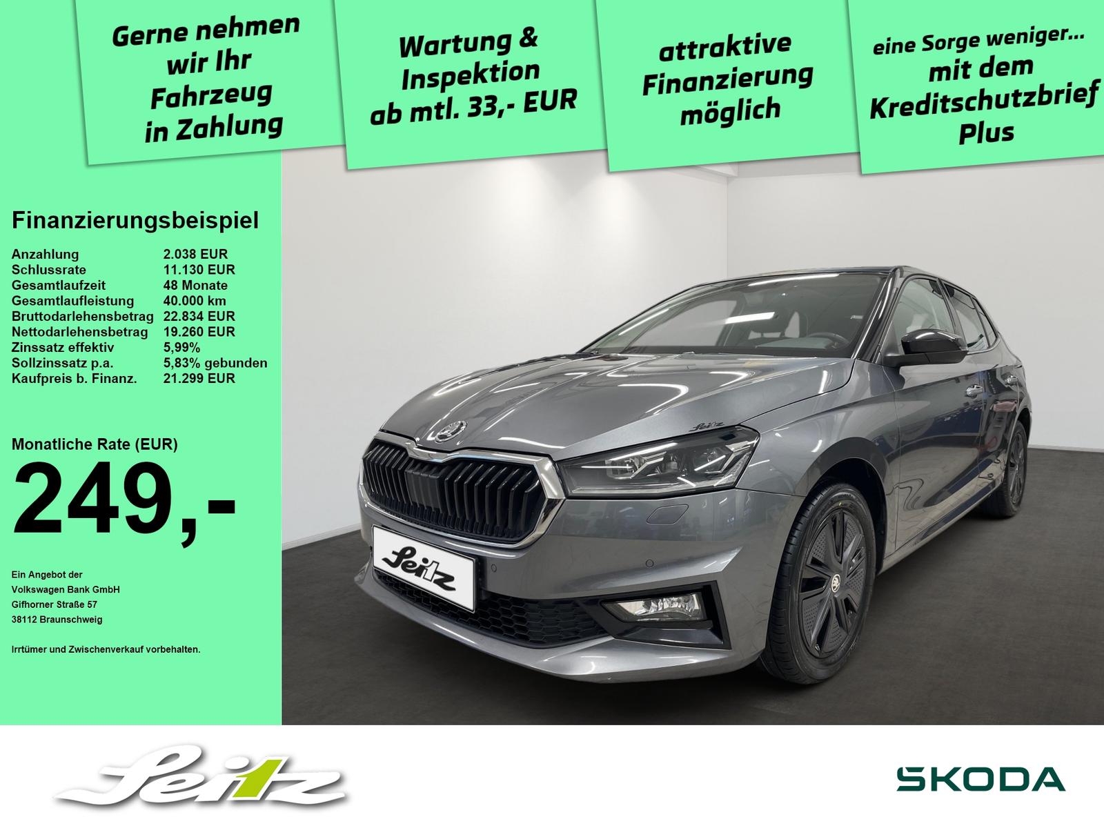 Skoda Fabia 1.5 TSI Style *LED*PANO*KAMERA*SMART LINK*