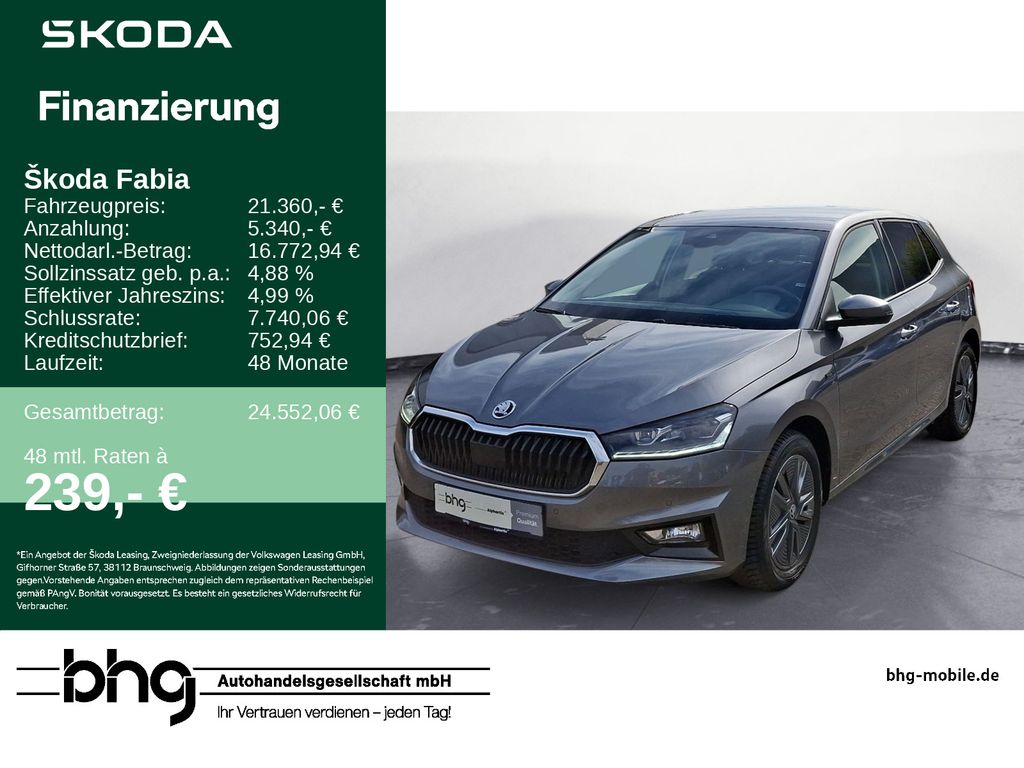 Skoda Fabia 1.0 TSI DSG TOUR