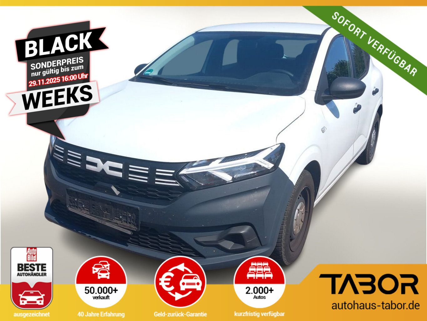 Dacia Sandero 1.0 SCe 65 Access LED NotbremsA BordC