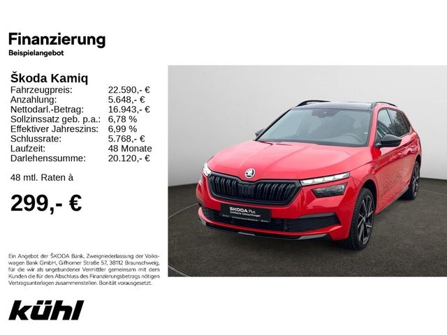 Skoda Kamiq 1.5 TSI Monte Carlo Navi, AHK, LED