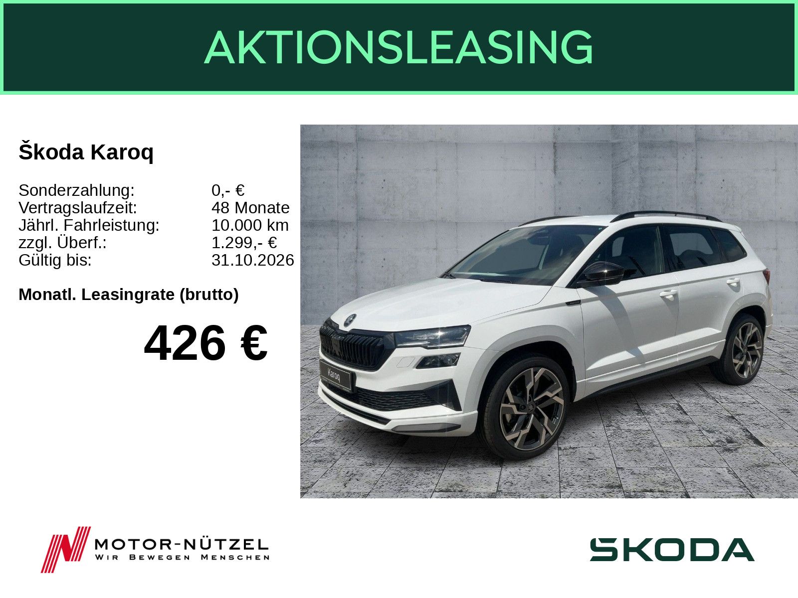 Skoda Karoq 2.0 TSI Sportline Allrad DSG DCC AHK RFK