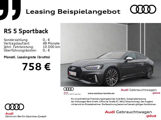 Audi RS5 Sportback *PANO*MATRIX*HuD*360°*B&O*NAV+*