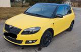 Skoda Fabia 1.2l TSI 63kW Monte Carlo - Skoda Fabia mit Benzin-Antrieb: Gelb