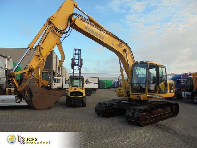 Komatsu PC180LC7K Galeo + Bucket + Hamer functie