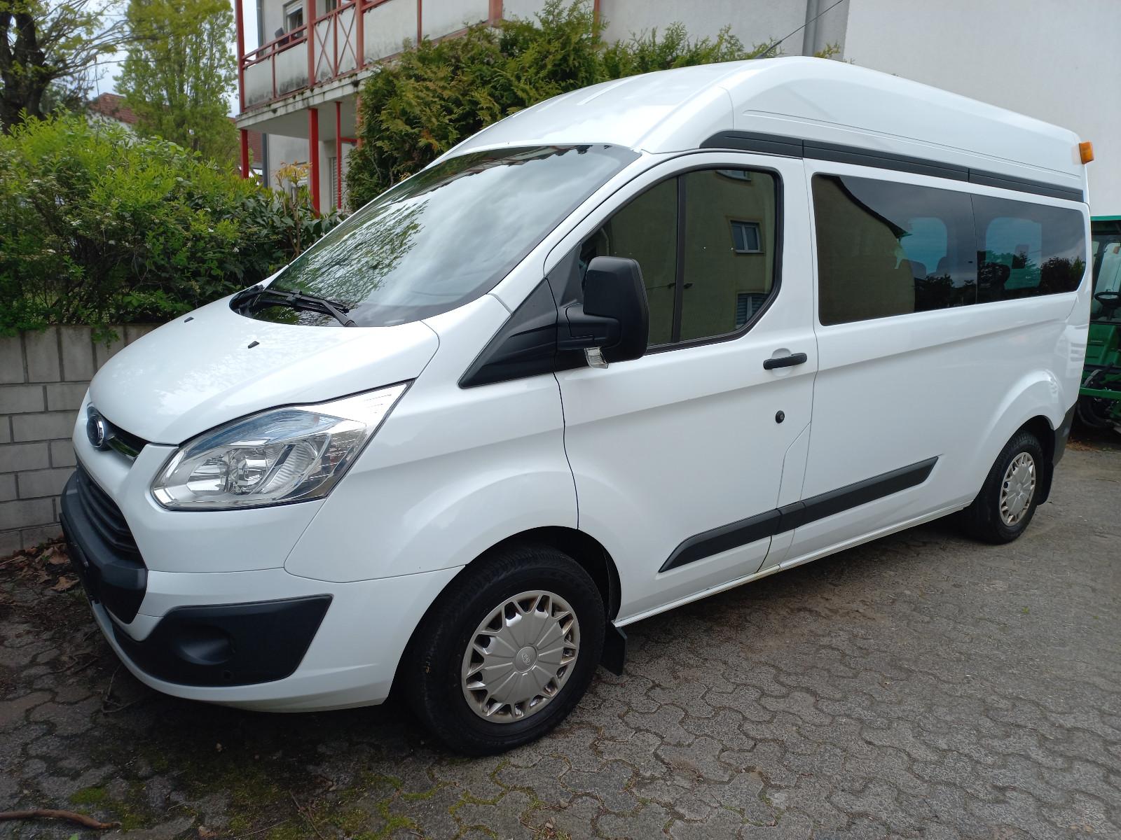 Ford Transit Custom,9-Sitzer,Lang-Hoch,Klima Vo-Hi,