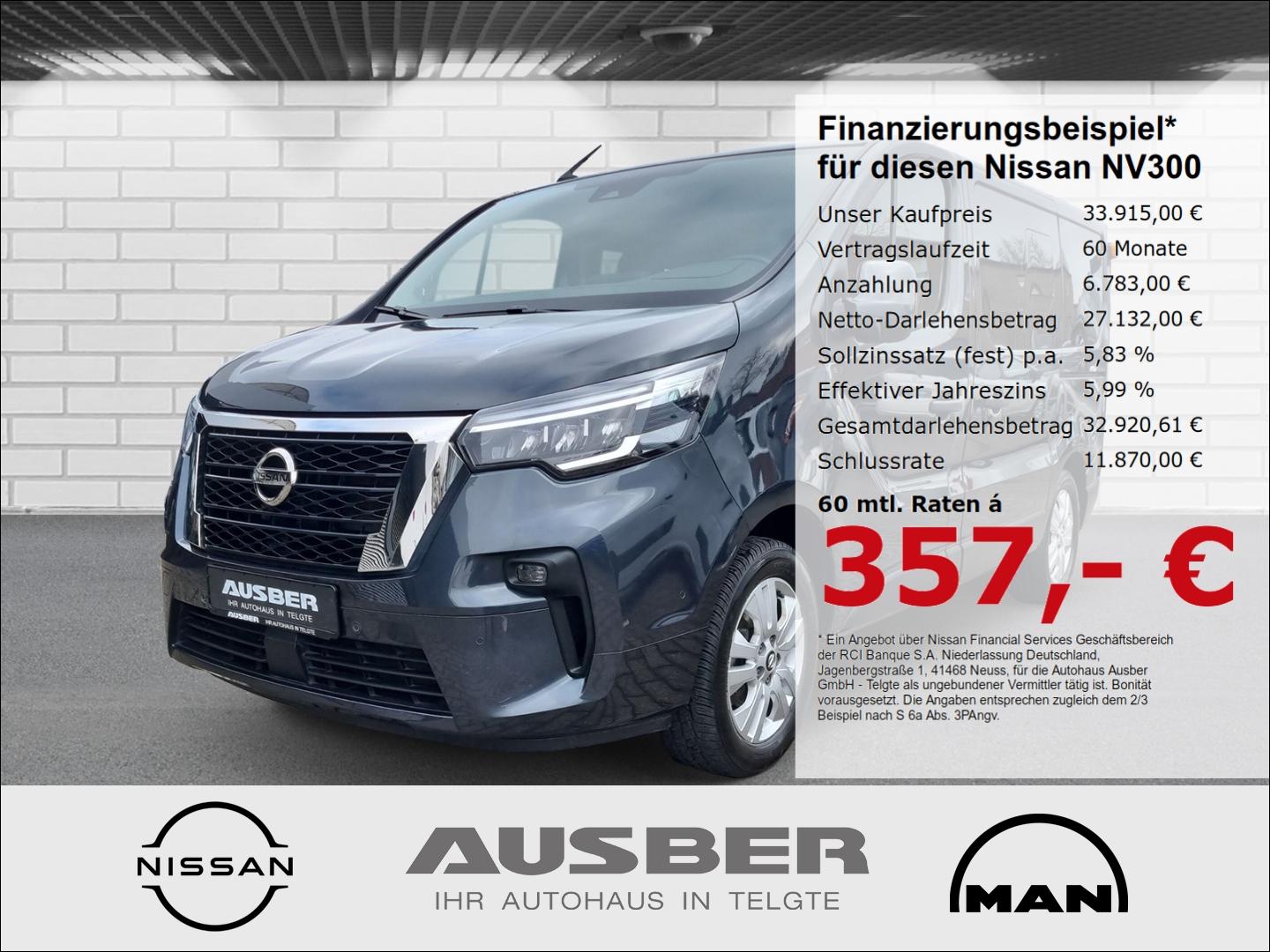 Nissan NV300 Kombi L1H1 2,8t 2Schiebetüren 2Hecktüren 9