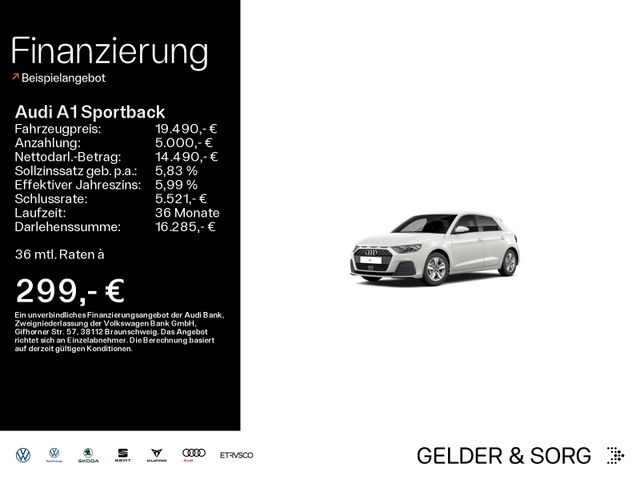 Audi A1 Sportback 25 TFSI S-tr. *Navi*EPH+*SHZ*DAB*