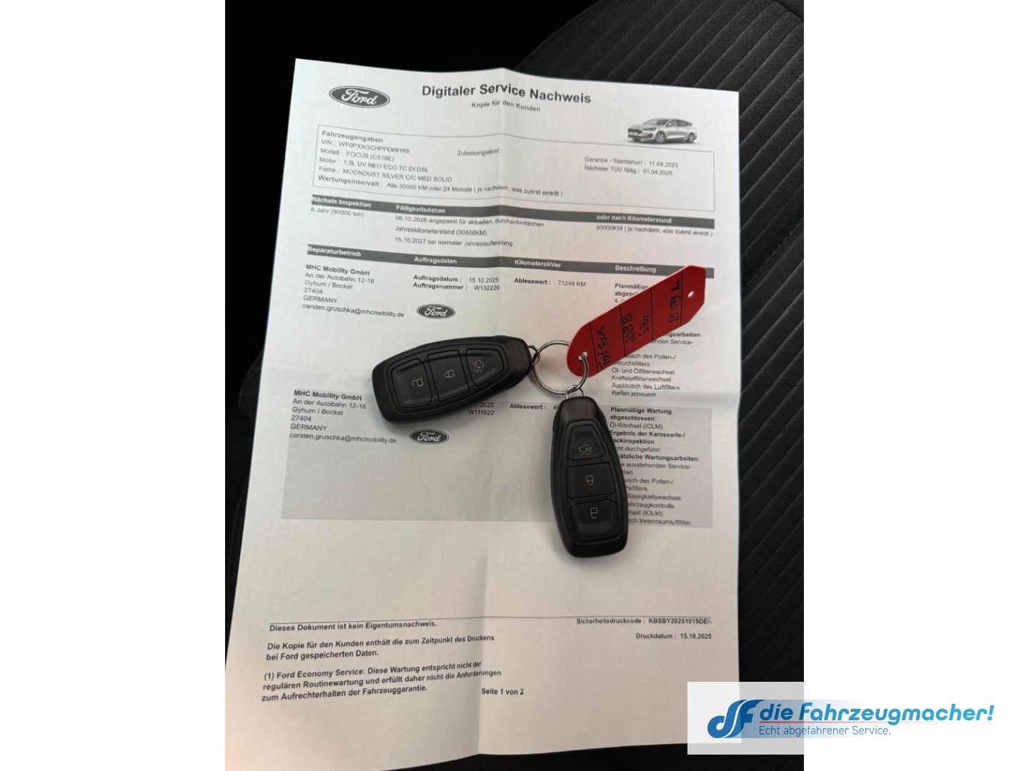 Fahrzeugabbildung Ford Focus Turnier Titanium X Navi Digitales Cockpit