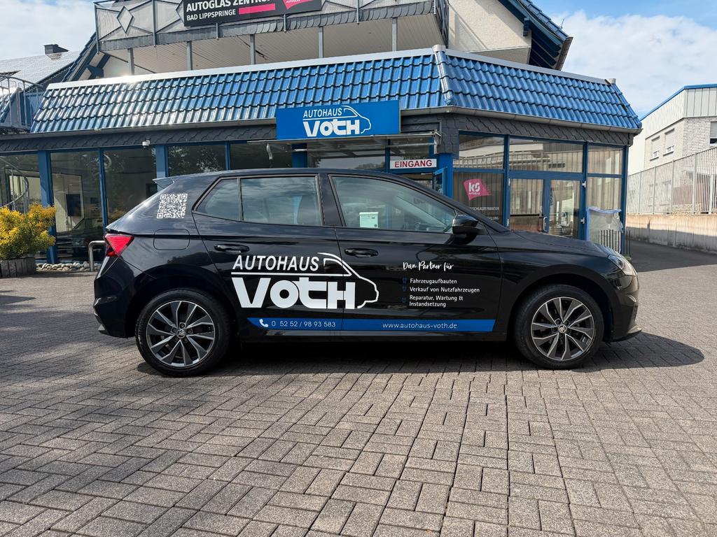 Skoda Fabia 2022 г. Чёрный, пробег 53000 км