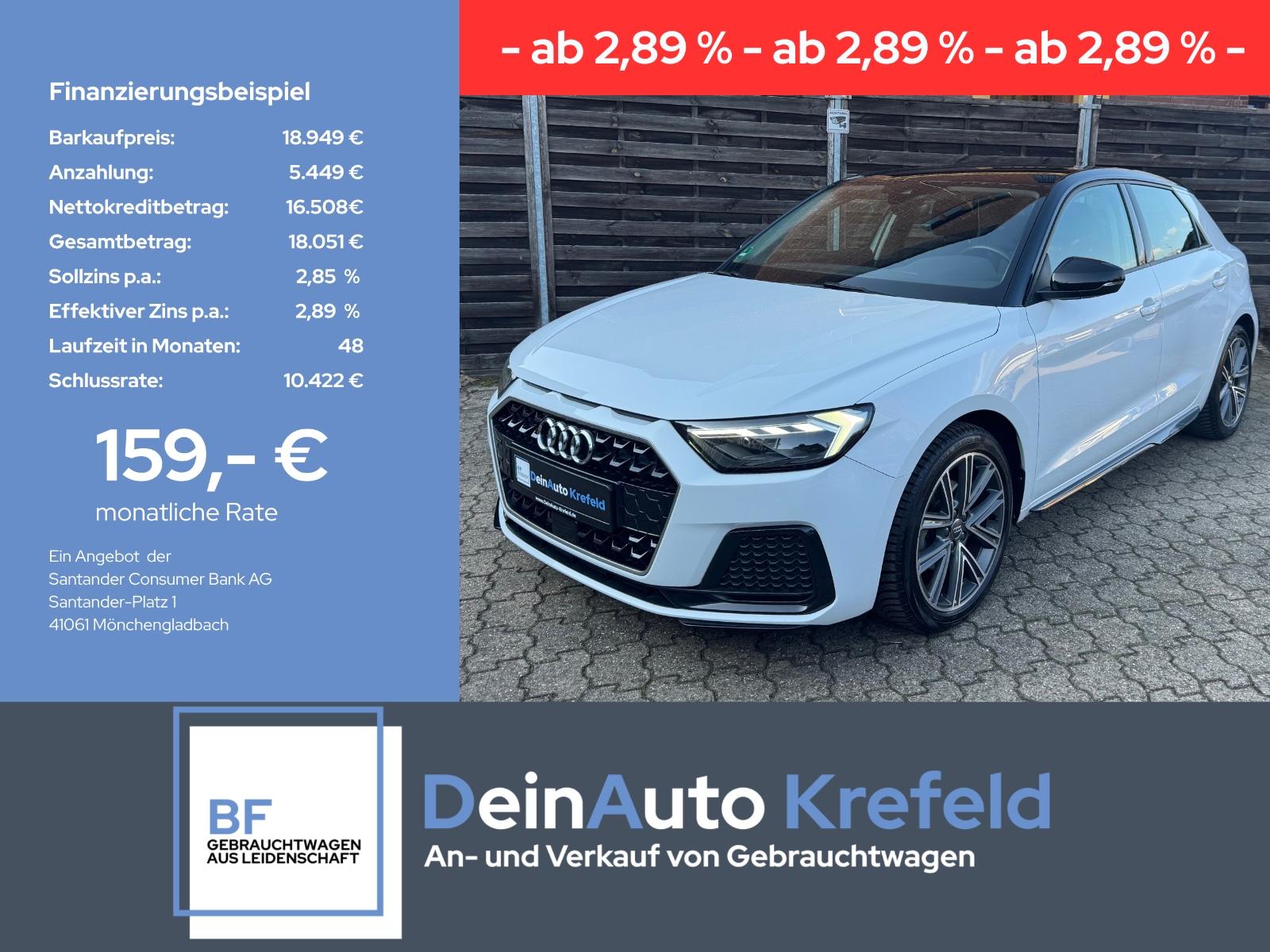Audi A1 30 TFSI Sportback advanced LED, Apple CarPlay