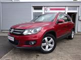 Volkswagen TIGUAN 2.0TDI DSG 4MOTION SPORT STYLE AHK XENON - mit Diesel-Antrieb: Rot, Geländewagen
