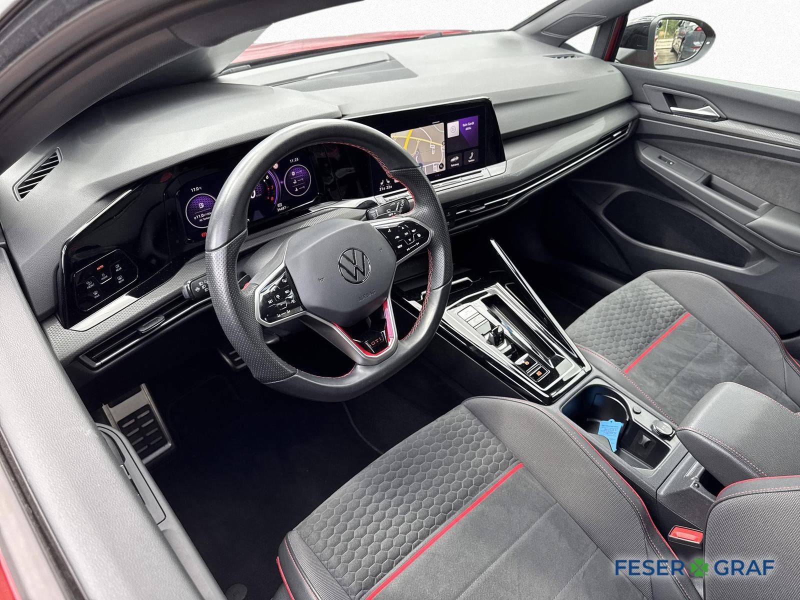 Volkswagen Golf VIII 2.0 TSI DSG GTI CS BLACK KAM AKRA PANO, миниатюра 7