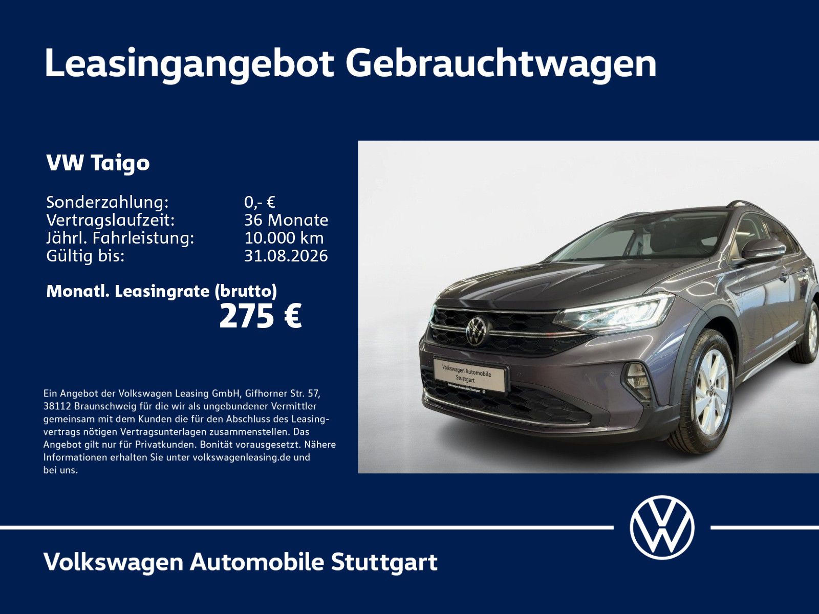 Volkswagen Taigo Life 1.0 TSI DSG Klima SHZ Navi PDC