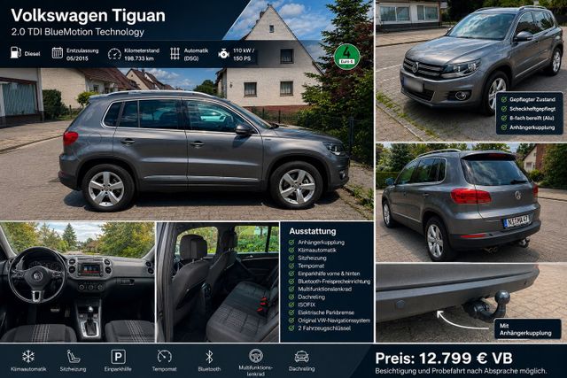 VW Vw Tiguan neuer Service und neuer TÜV