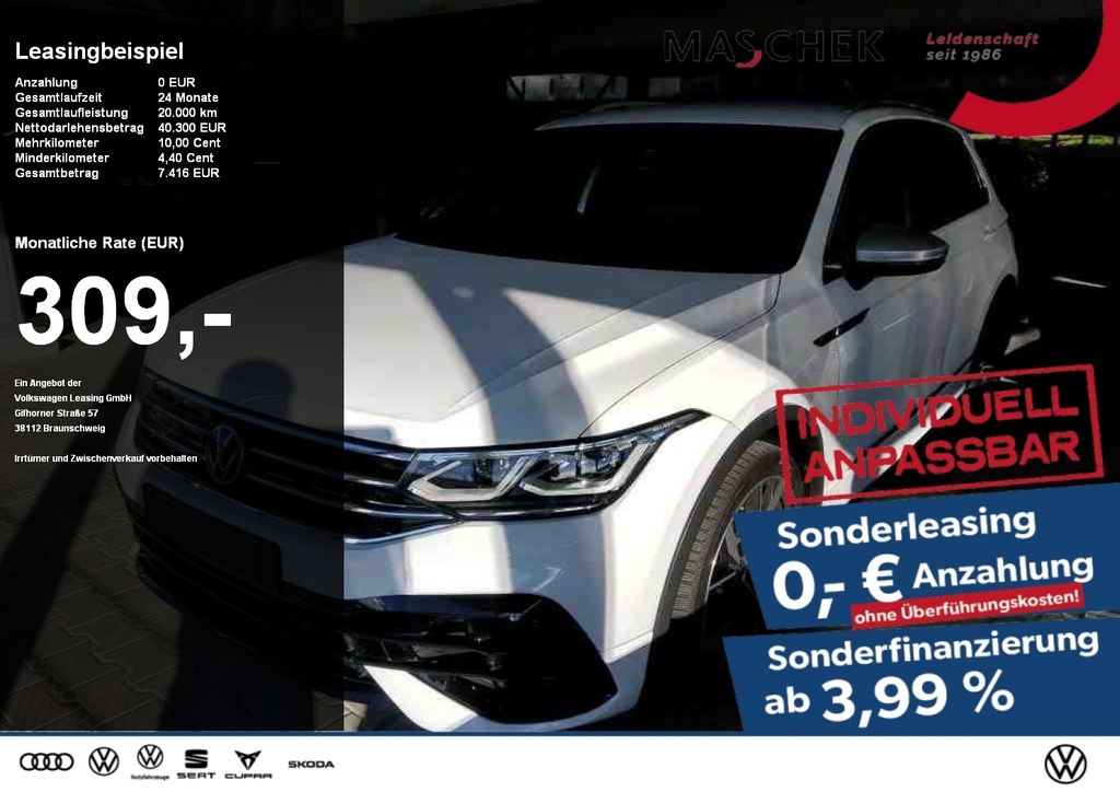 Volkswagen Tiguan R *Sonderleasing! Akrapovic Matrix DCC AC