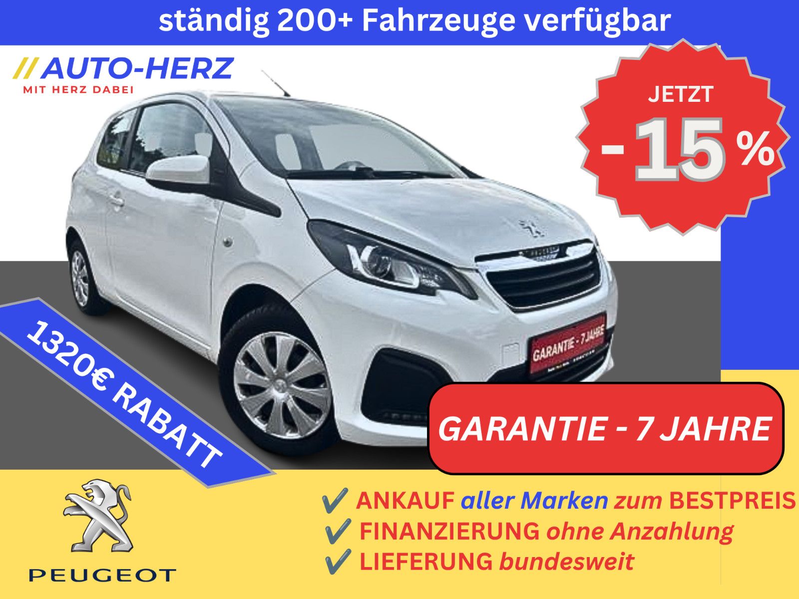 Peugeot Peugeot 108 Klima+PDC+Navi /// FINANZIERUNG 69€ mt