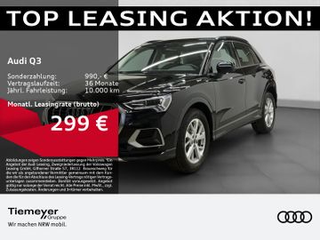 Audi Leasingangebot: Audi Q3 35 TFSI ADVANCED LEDER LED AHK KAMERA