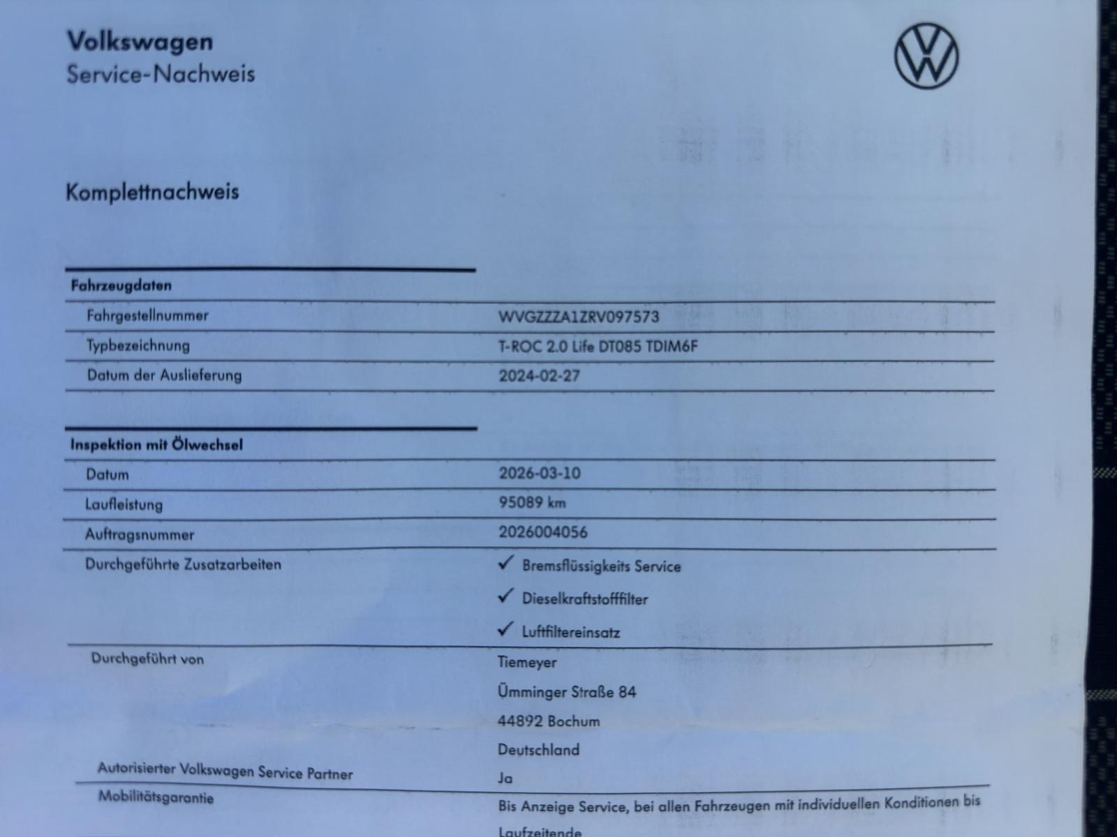 Volkswagen T-Roc 2,0 TDI Life LED NAVI 1 HD, миниатюра 30