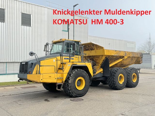 Komatsu HM 400-3 6x6 Dumper Retarder Muldenkipper 24m³