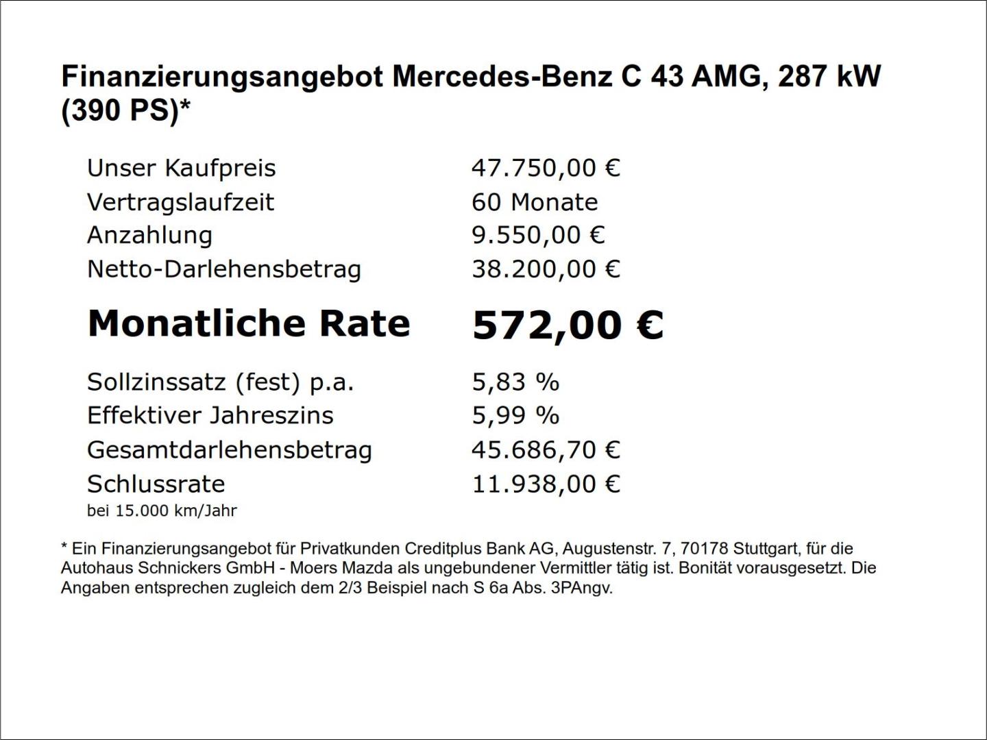 Mercedes-Benz C 43 AMG 4Matic+PANO+NAV+BURMESTER !!