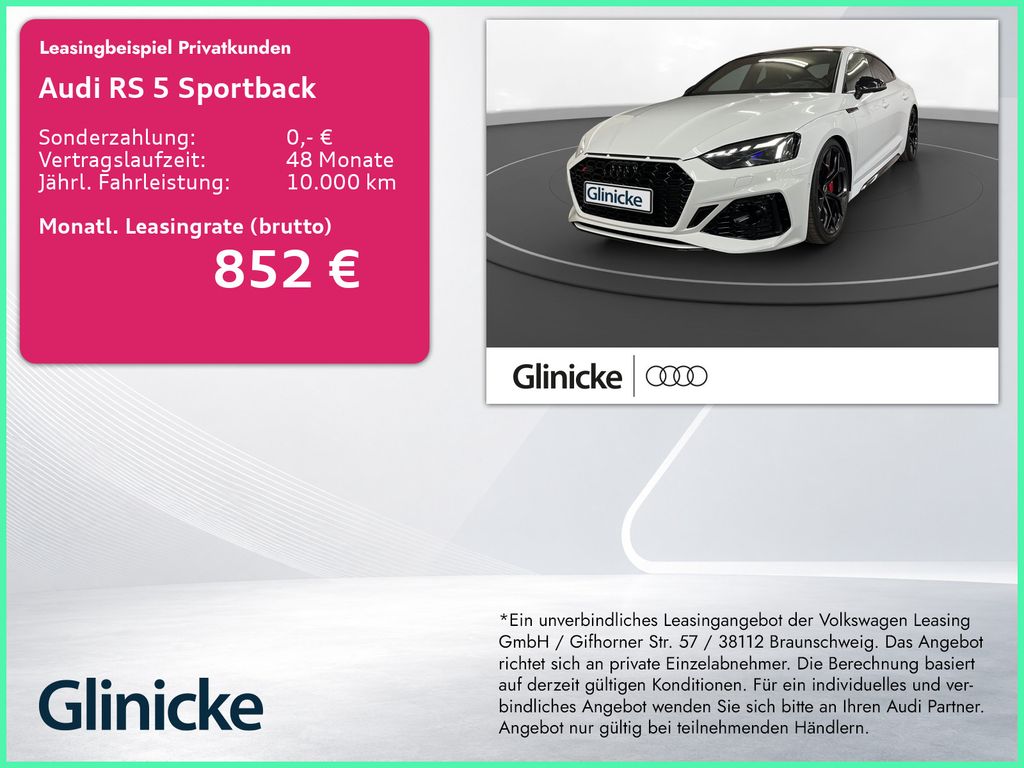 Audi RS5 Sportback comp. plus RS-Abgas Pano LM 20" 36