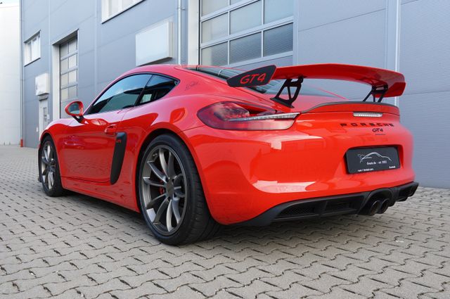 Porsche Cayman GT4 /Clubsport/Vollschalensitz/indischrot