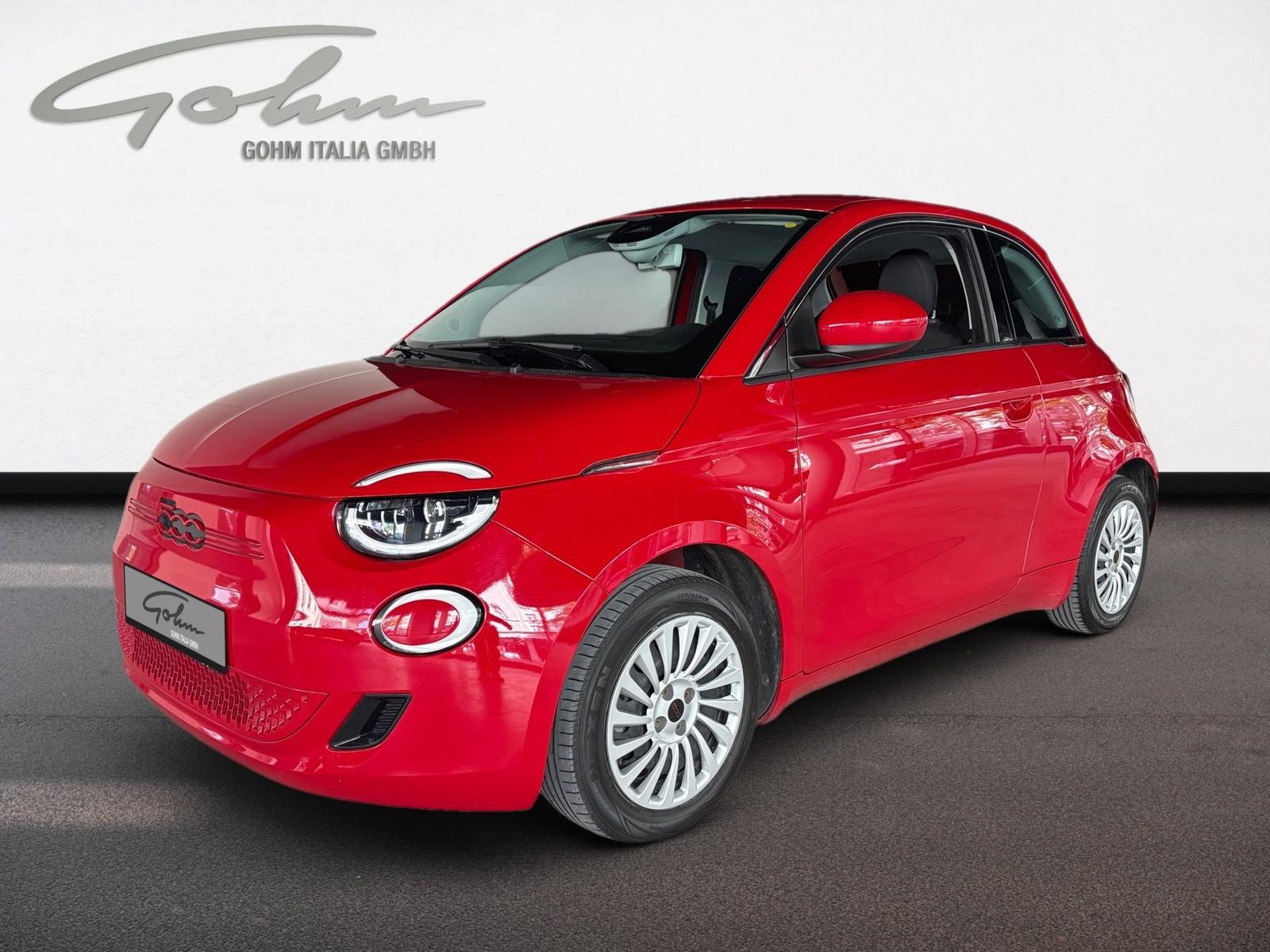 Fiat 500e Red