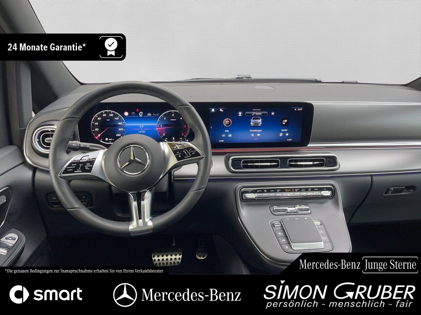 Fahrzeugabbildung Mercedes-Benz V 250 d 4M Avantgarde lang AMG Pano Burm 6Sitze