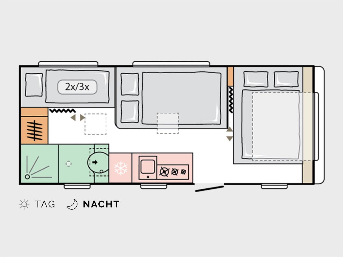 Adria Adora 573 PT 3. Stockbett /Dachklima uvm.