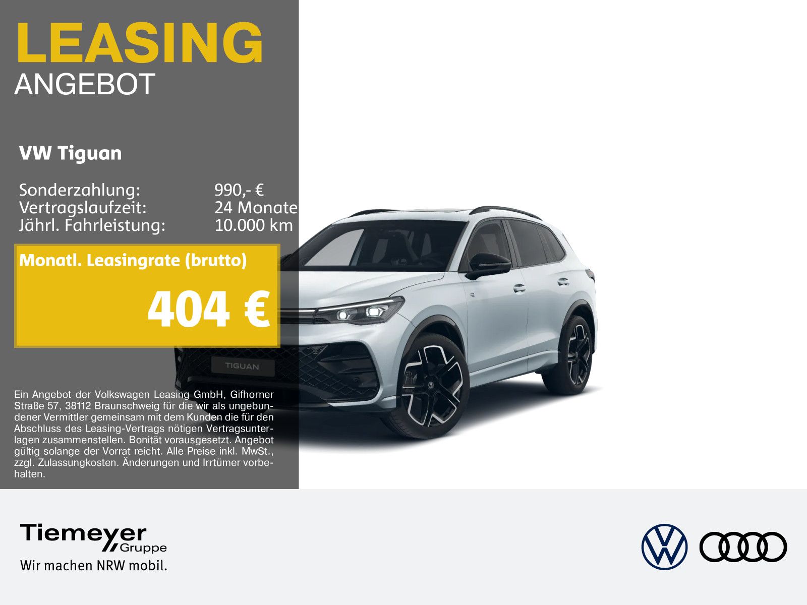 Volkswagen Tiguan 2.0 TSI 4M R-LINE BLACK PANO LM20 H K ASS foto 1