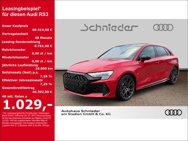 Audi RS3 LED,PANO,SPORTABGAS,SONOS,MEMORY,NAVI,APPLE