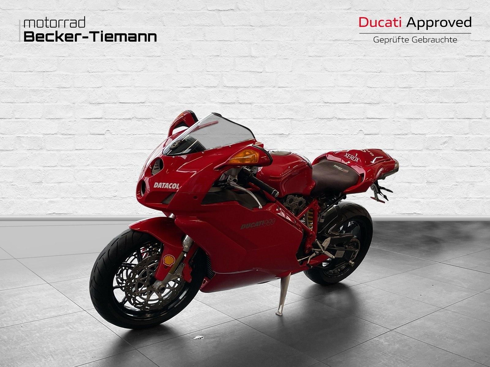 Ducati 999 mit vielen Originalteilen dazu.