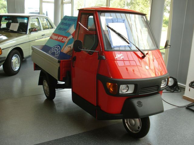 Piaggio Ape 50 Pritsche Alu  (Drosselung 25km/h möglich)