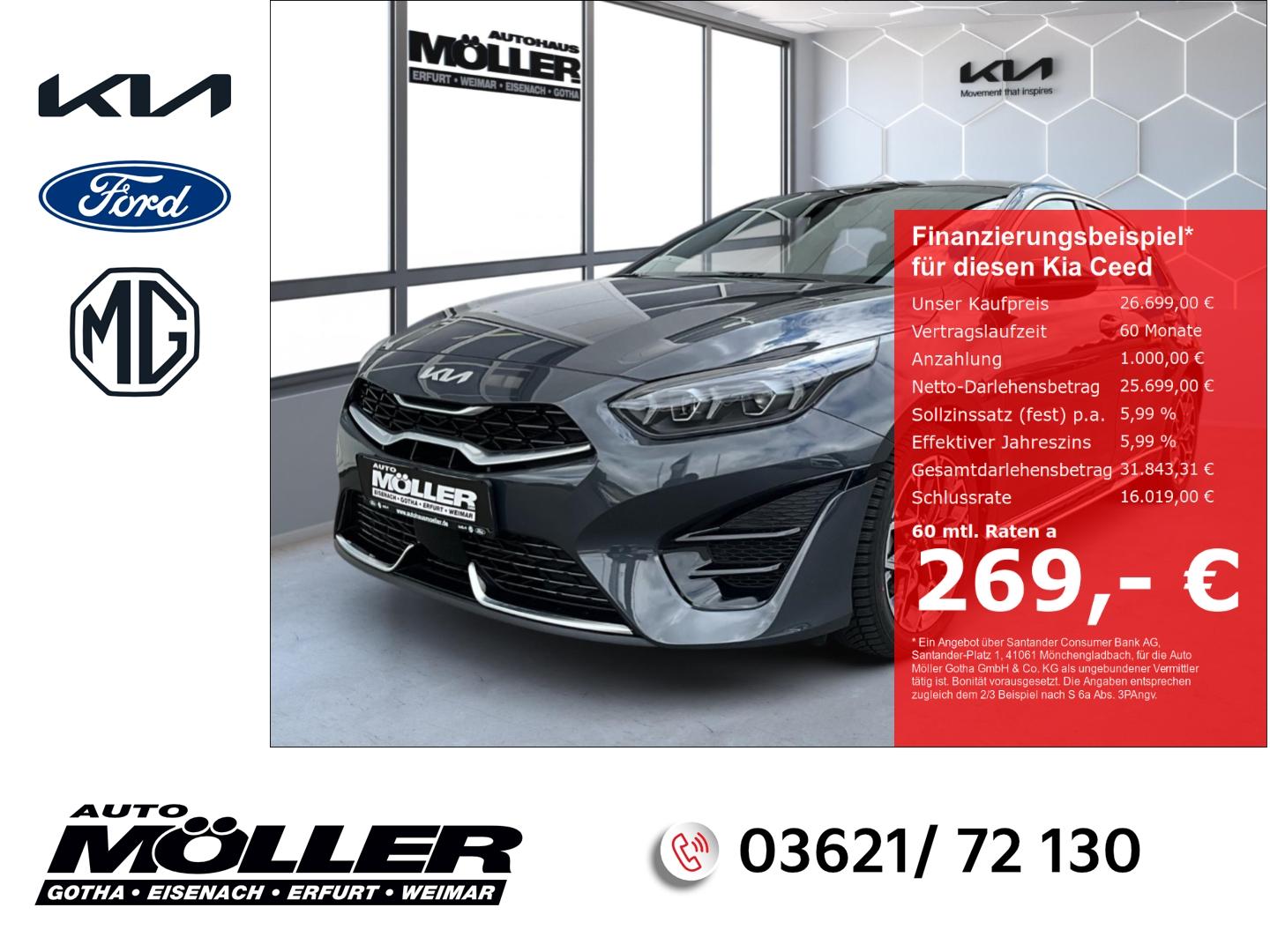 Kia Ceed 1.5T GT-Line DCT7 Navi JBL LED Rückfahrkame