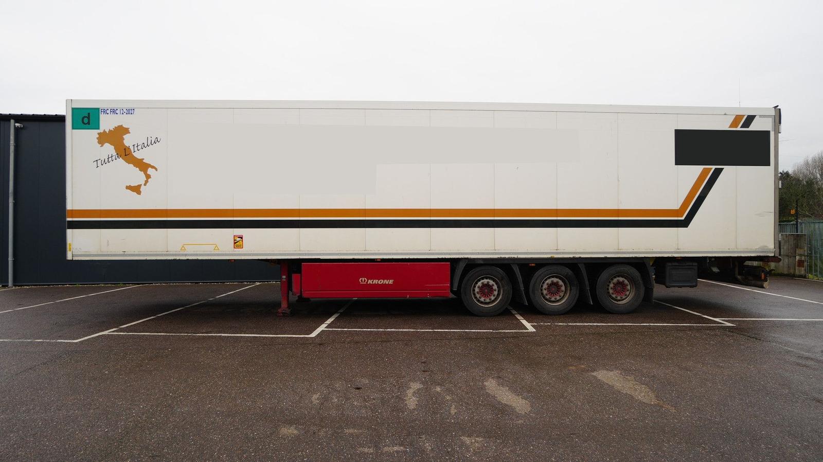 Krone 3 Axle frigo trailer with THERMO KING SLXi Spect