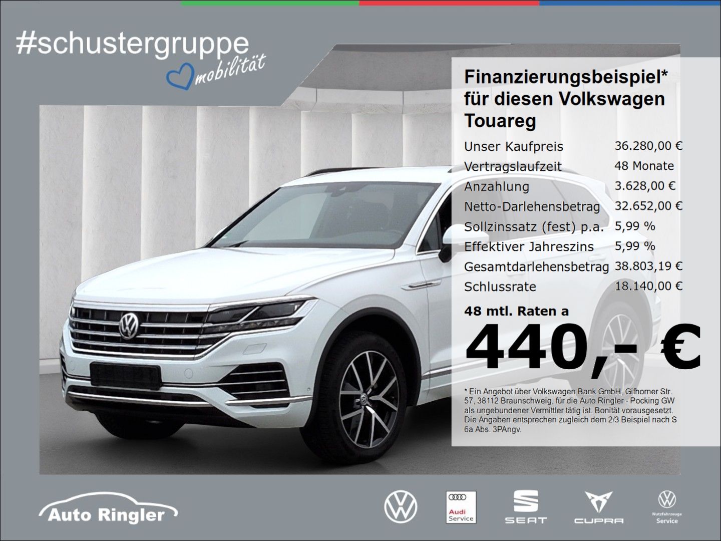 VW Touareg Elegance 4Mot*Matrix-LED ACC Leder Navi