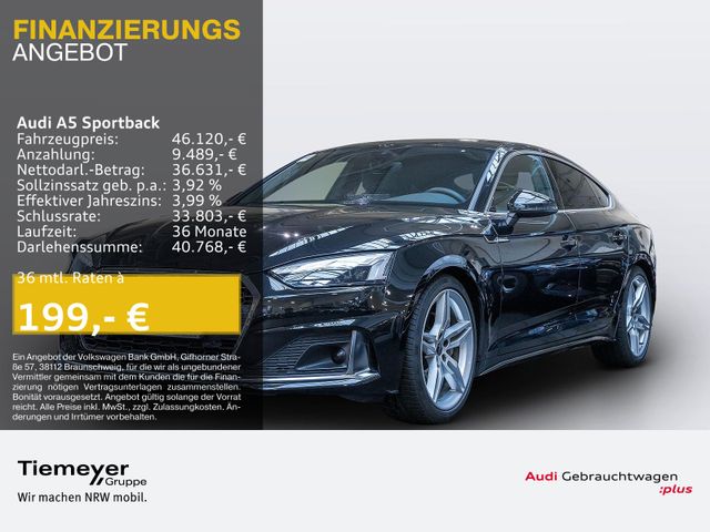 Audi A5 Sportback 40 TFSI Q S LINE MATRIX KAMERA LM19