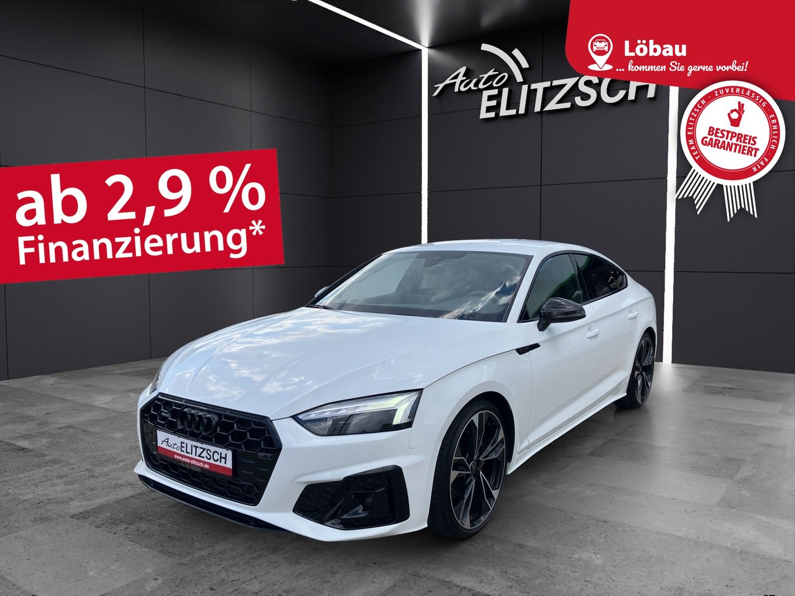 Fahrzeugabbildung Audi A5 Sportback 40 TFSI quattro S line AHZV MATRIX
