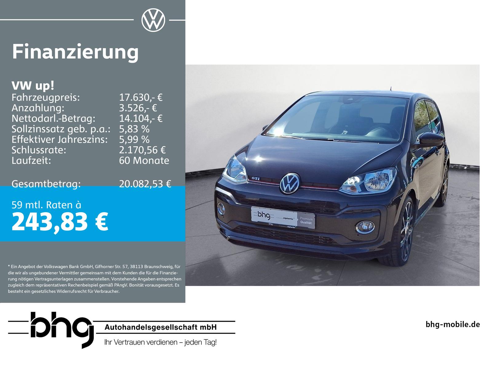 Volkswagen up! GTI 1,0 TSI