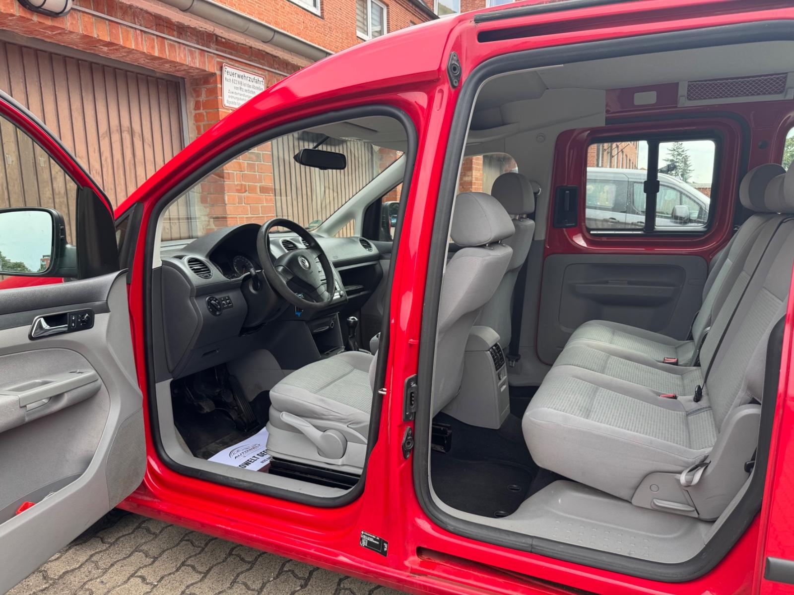 Volkswagen Caddy Life Team 7-Sitze,Klima,Allwetter,TÜV+Insp