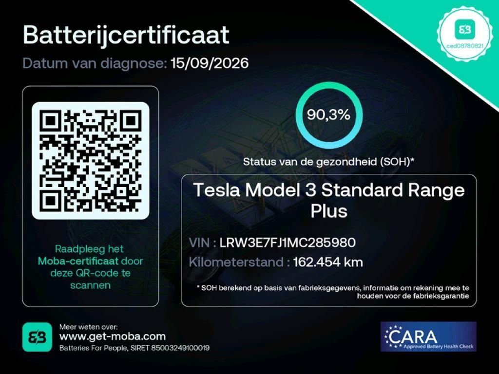 Tesla Model 3 Standard RWD Plus 90,3% SoH FACELIFT [ L imagem 2