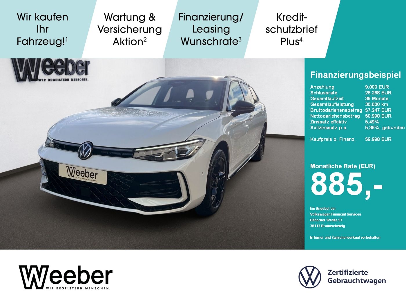 Volkswagen Passat Variant 2.0 l TDI DSG R-Line HeadUp LM