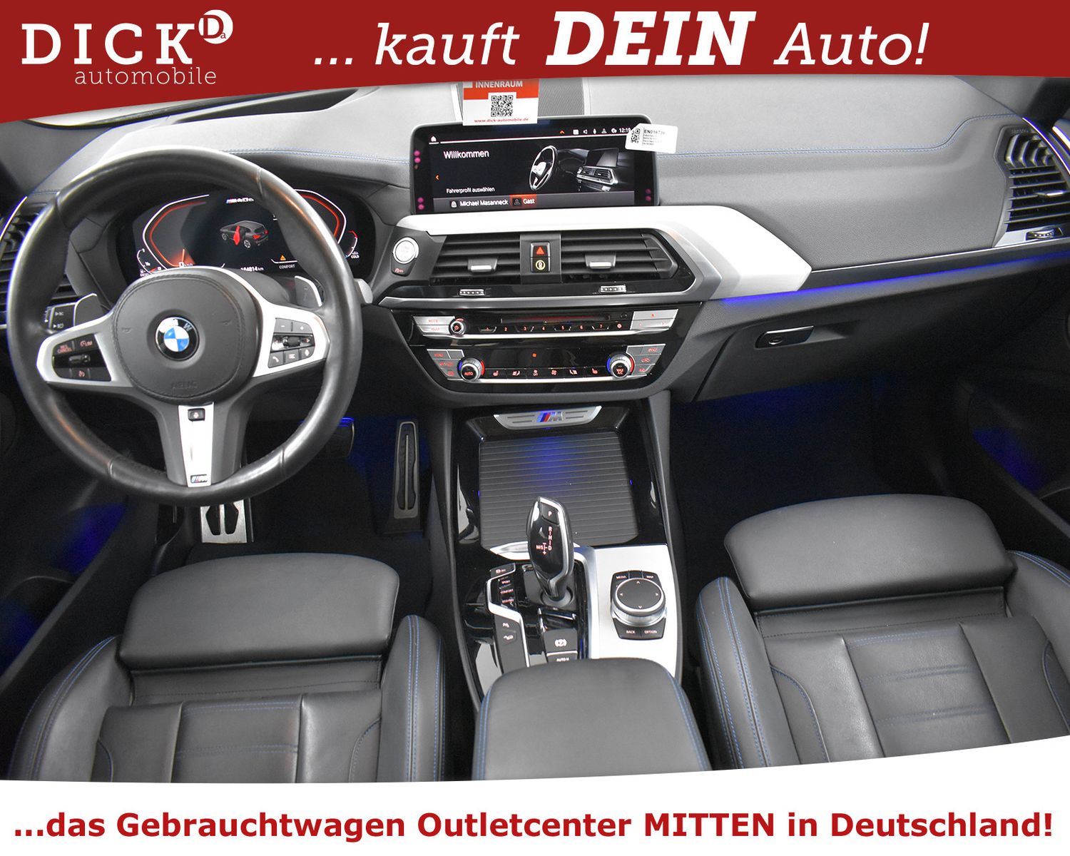 BMW X3 M40>SHADO+PANO+STDHZ+HEAD+MEMO+H&K+AHK+KAM21" - Image 8