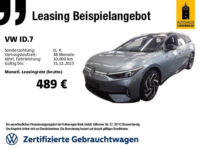 ID.7 Tourer GTX *IQ-MATRIX*PANO*360°*AHK*WärmeP*