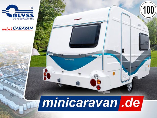 Niewiadów Wohnwagen Camping GFK Aufbau 850kg GG 100mk/h